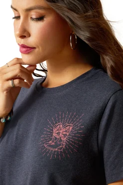 Ariat Dame T-skjorte med korte ermer Genuine