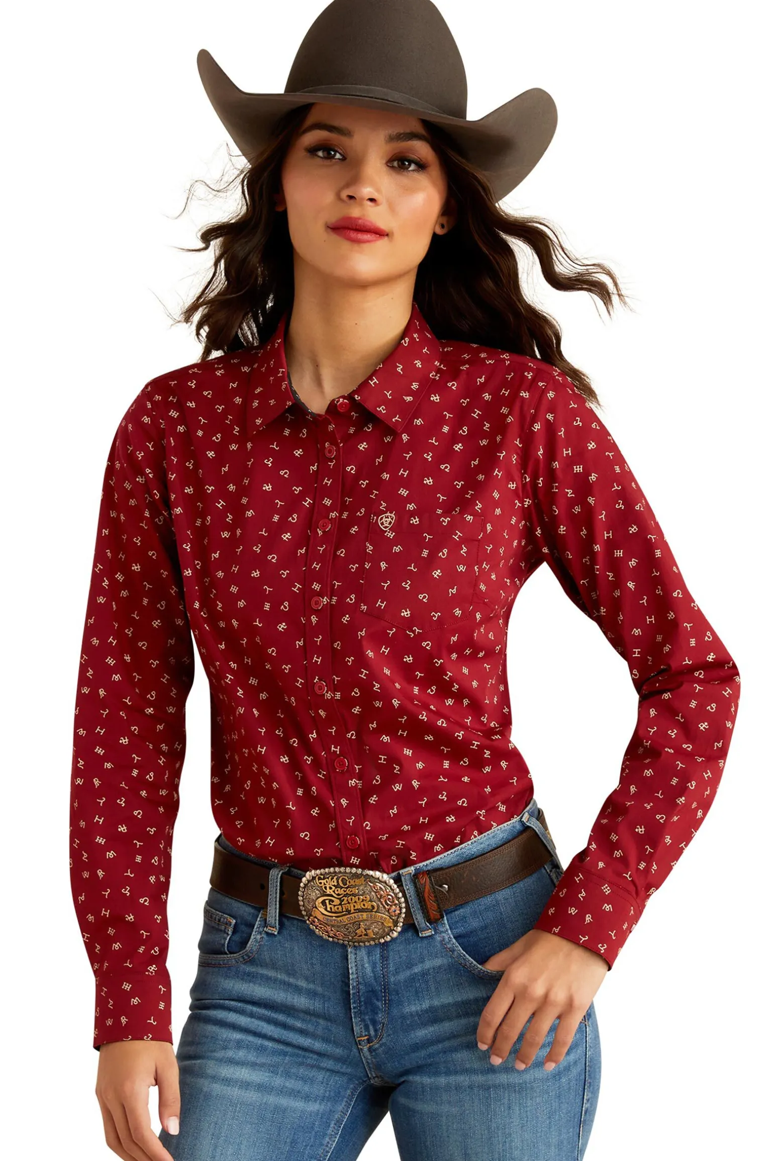 Ariat Kvinner WR Kirby Langermet Skjorte