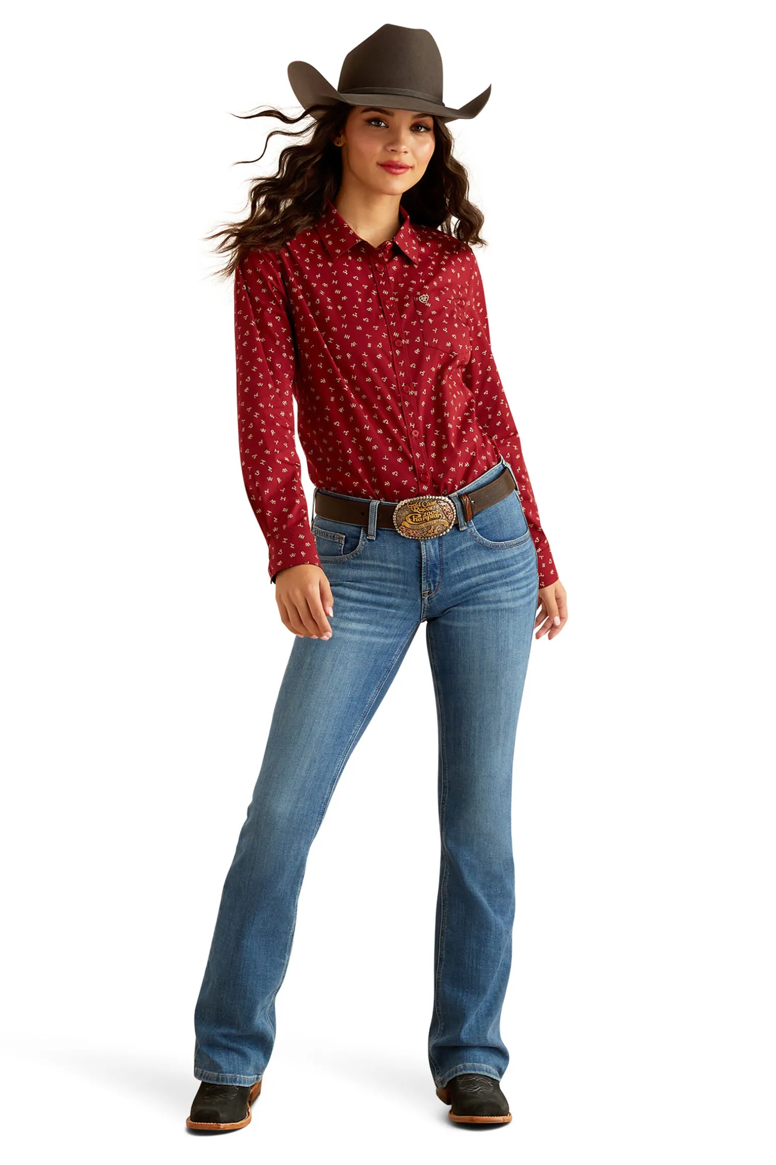 Ariat Kvinner WR Kirby Langermet Skjorte