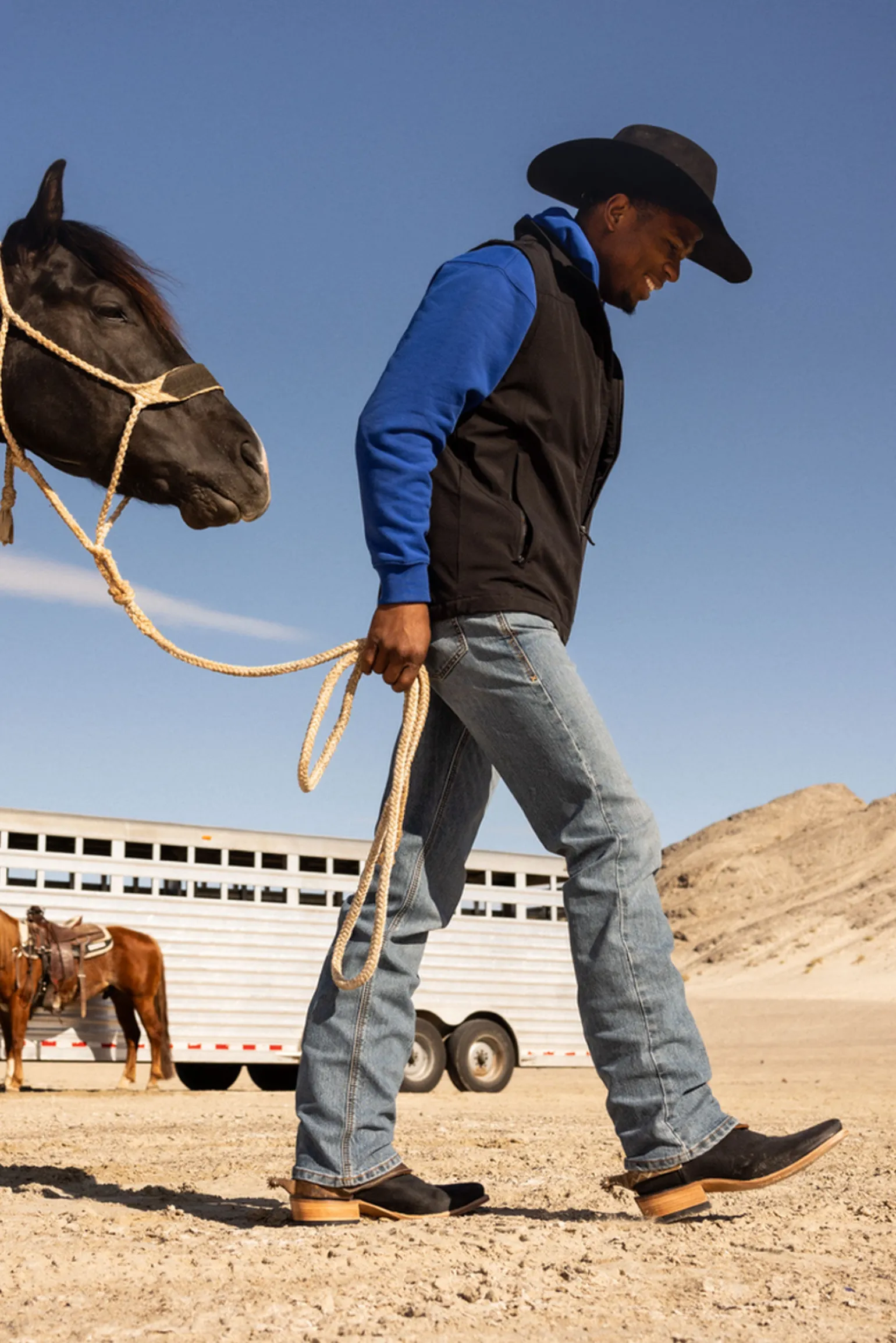 Ariat M8 Modern Tekstretch Sebastian Slim Leg jeans til herre