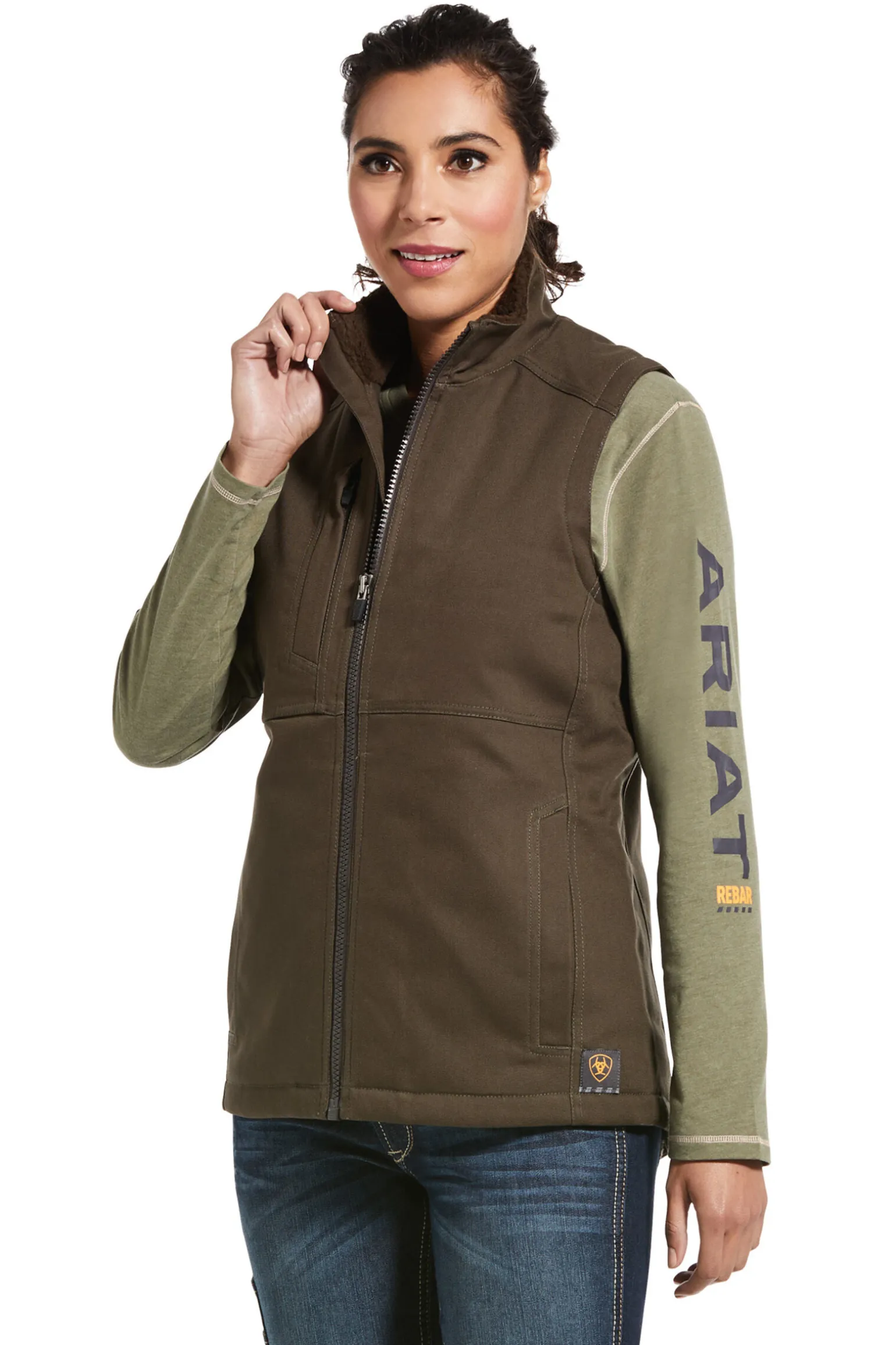 Ariat Rebar Duracanvas isolert damevest