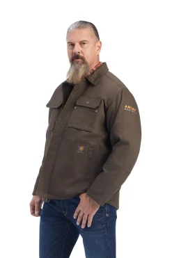 Ariat Rebar DuraCanvas Sherpa Lined jakke til herre