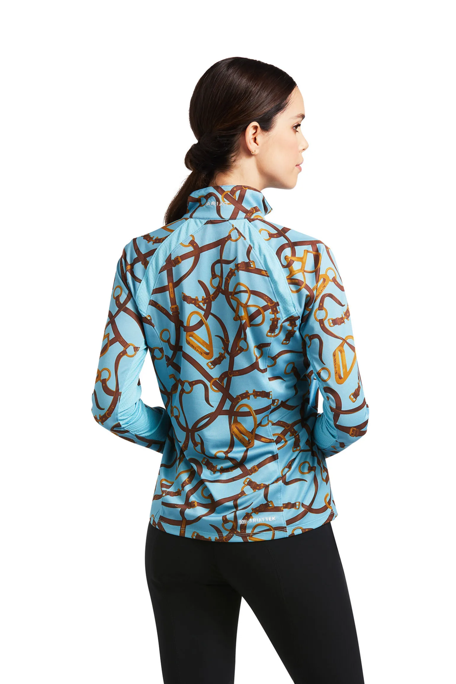 Ariat Sunstopper 2.0 skjorte med 1/4 glidelås, dame