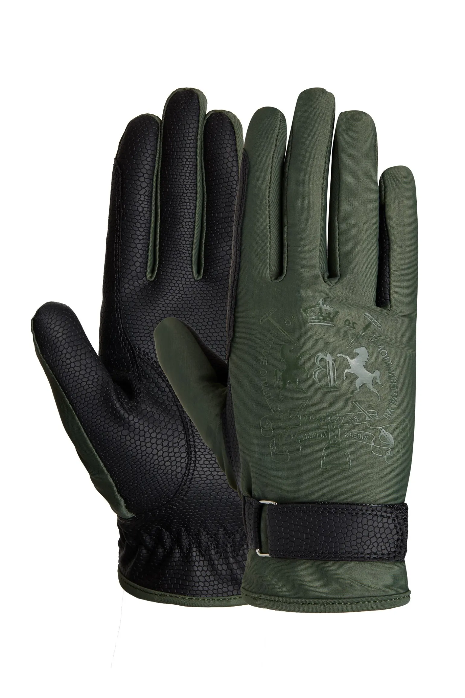 B Vertigo Laia ridehansker med logotrykk til dame