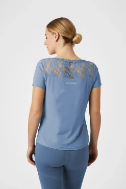 B Vertigo Natalia t-skjorte med blonder, dame