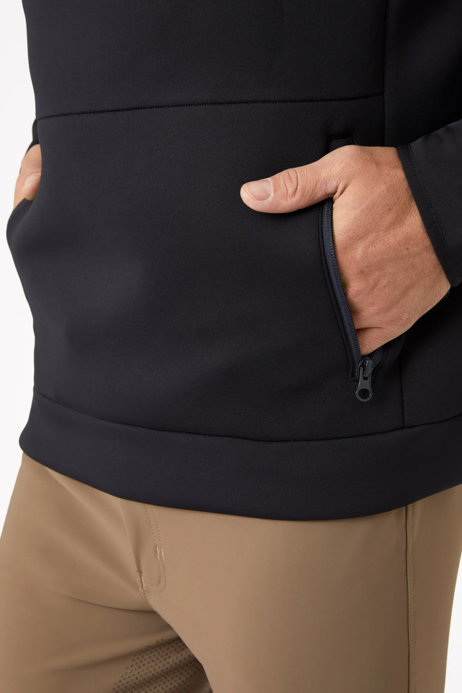 B Vertigo Nicolas funksjonell treningsskjorte med glidelåslommer, herre