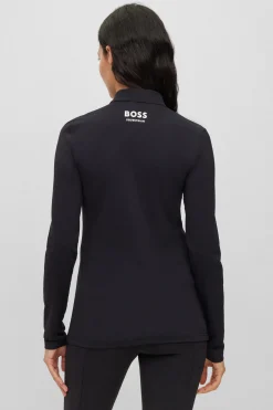 Boss Lia Signature Stripe treningsskjorte for kvinner