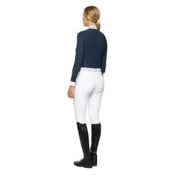 Cavalleria Toscana Embroidery stevneskjorte med lange ermer for kvinner