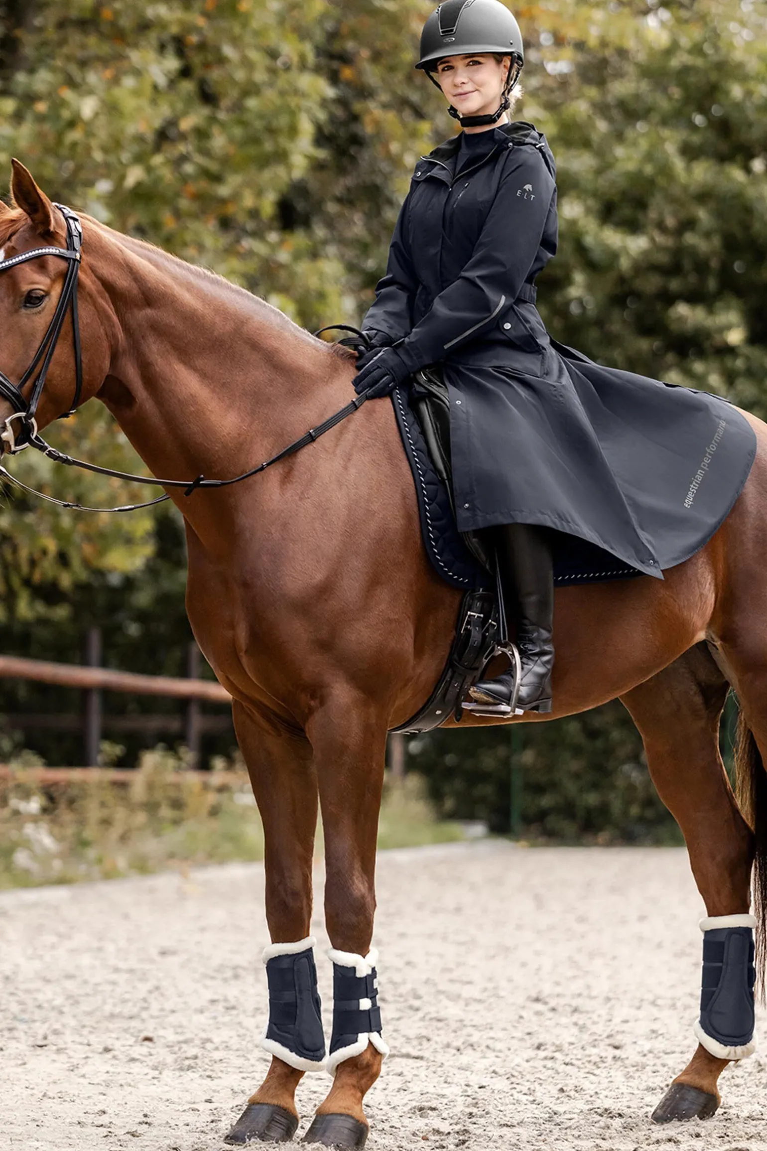 ELT Fehmarn Dame ride regnkåpe