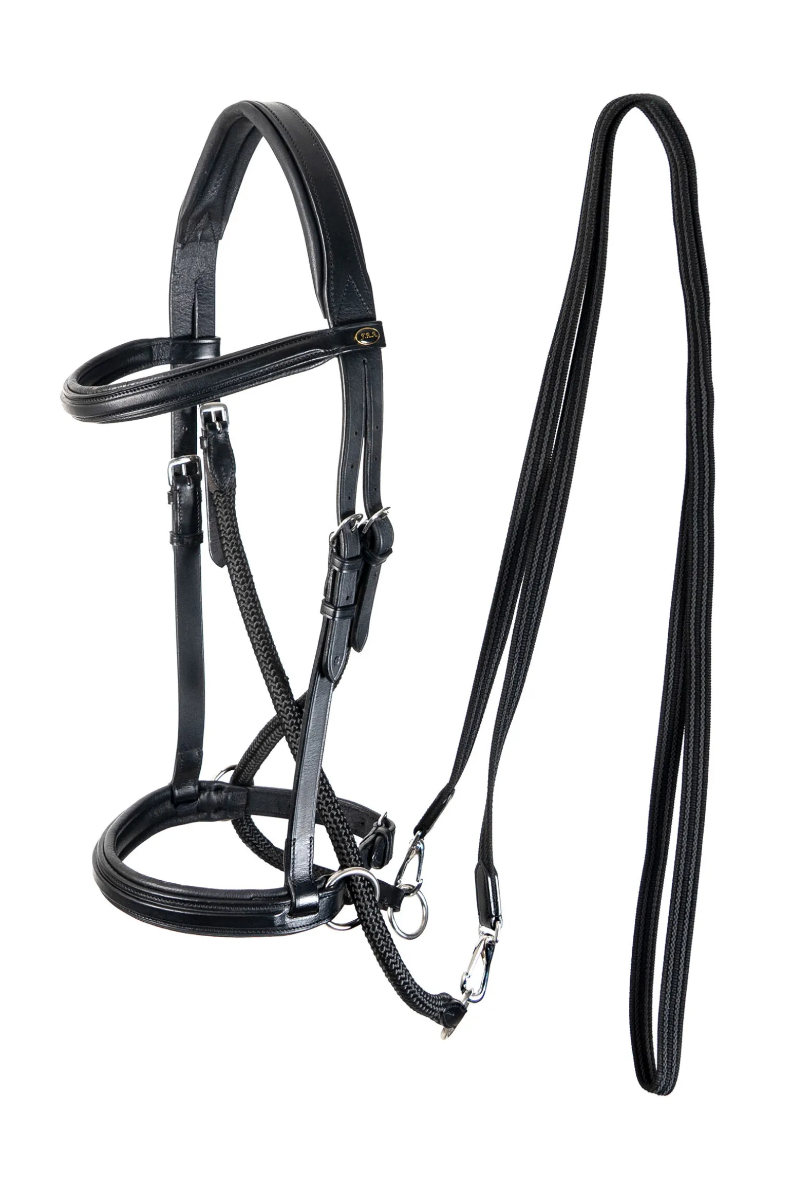 F.R.A. Freedom Riding Articles Dietsji bittløst hodelag med tøyler (system 5)