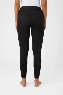 Horze Active helforsterket vinterridetights med silikon, dame