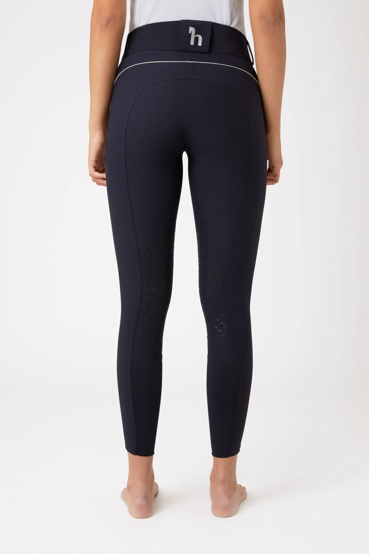 Horze Aubrey ridebukse, kneforsterket med silikon og høyt liv, dame