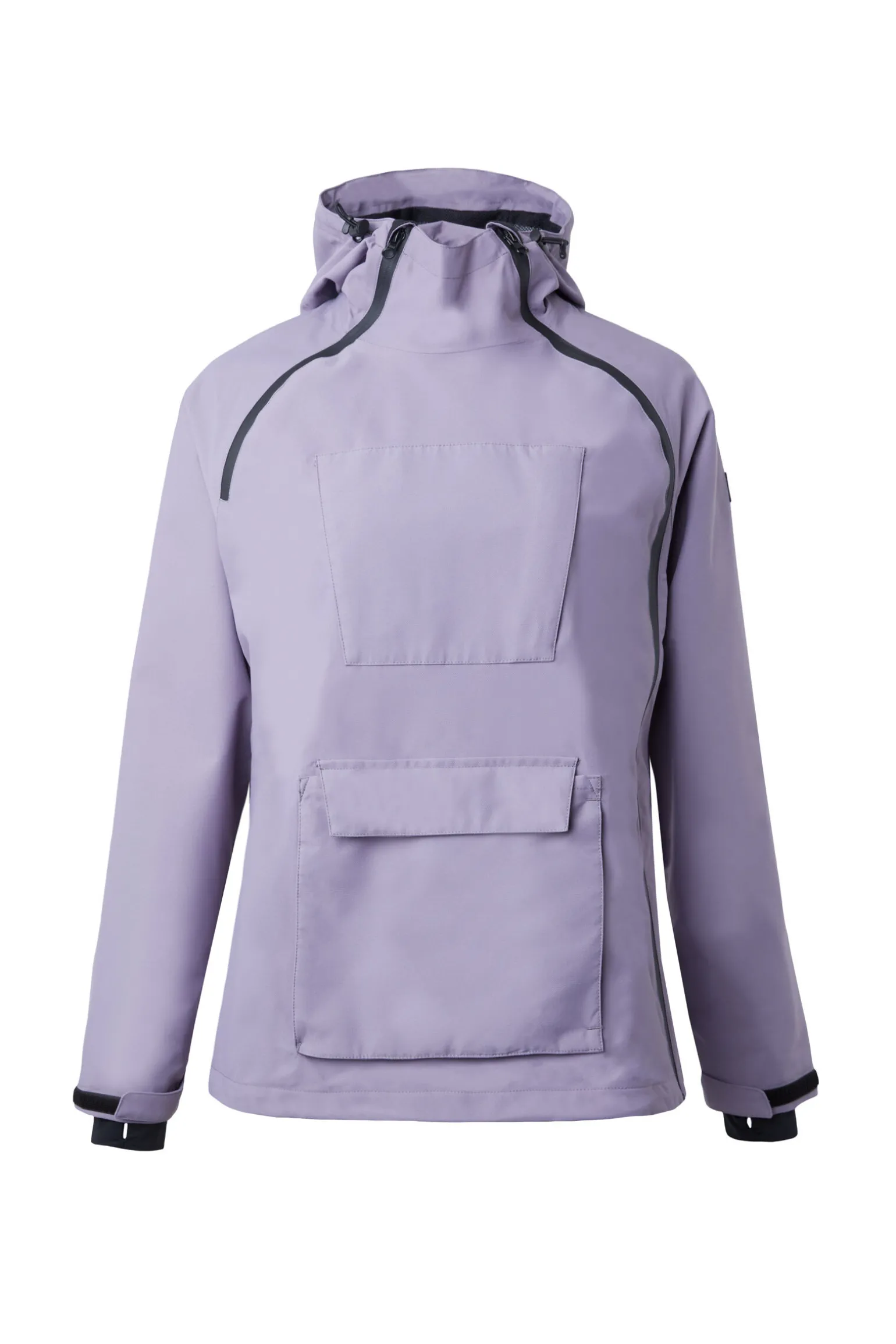 Horze Ayla ride-regnjakke med glidelås til dame