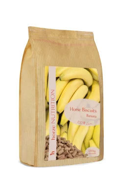 Horze Biscuits godbiter, banan, 1 kilo
