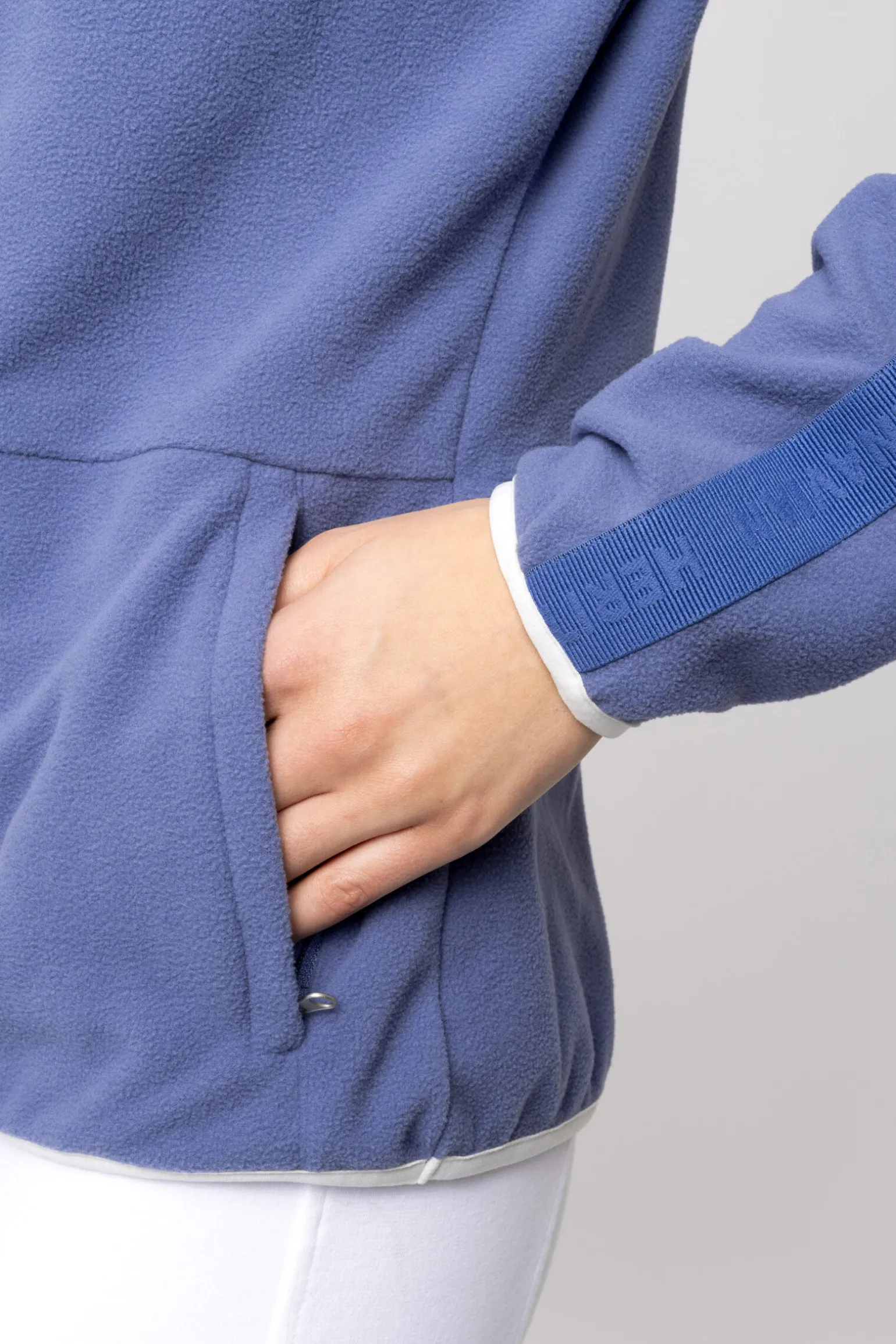 Horze Christa ridejakke i fleece med halv glidelås, til dame