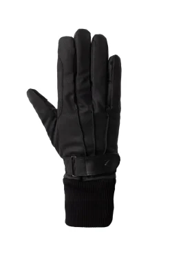 Horze fleecefôrede hansker i PU lær