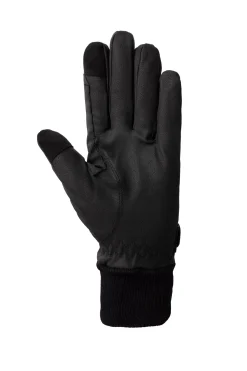 Horze fleecefôrede hansker i PU lær