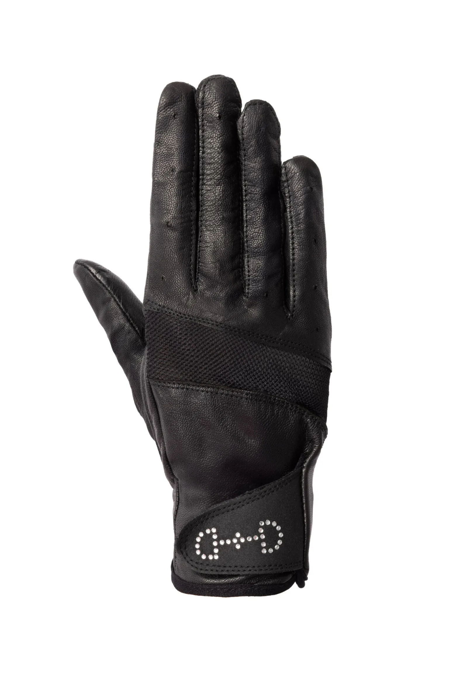 Horze hansker med lær og netting, dame