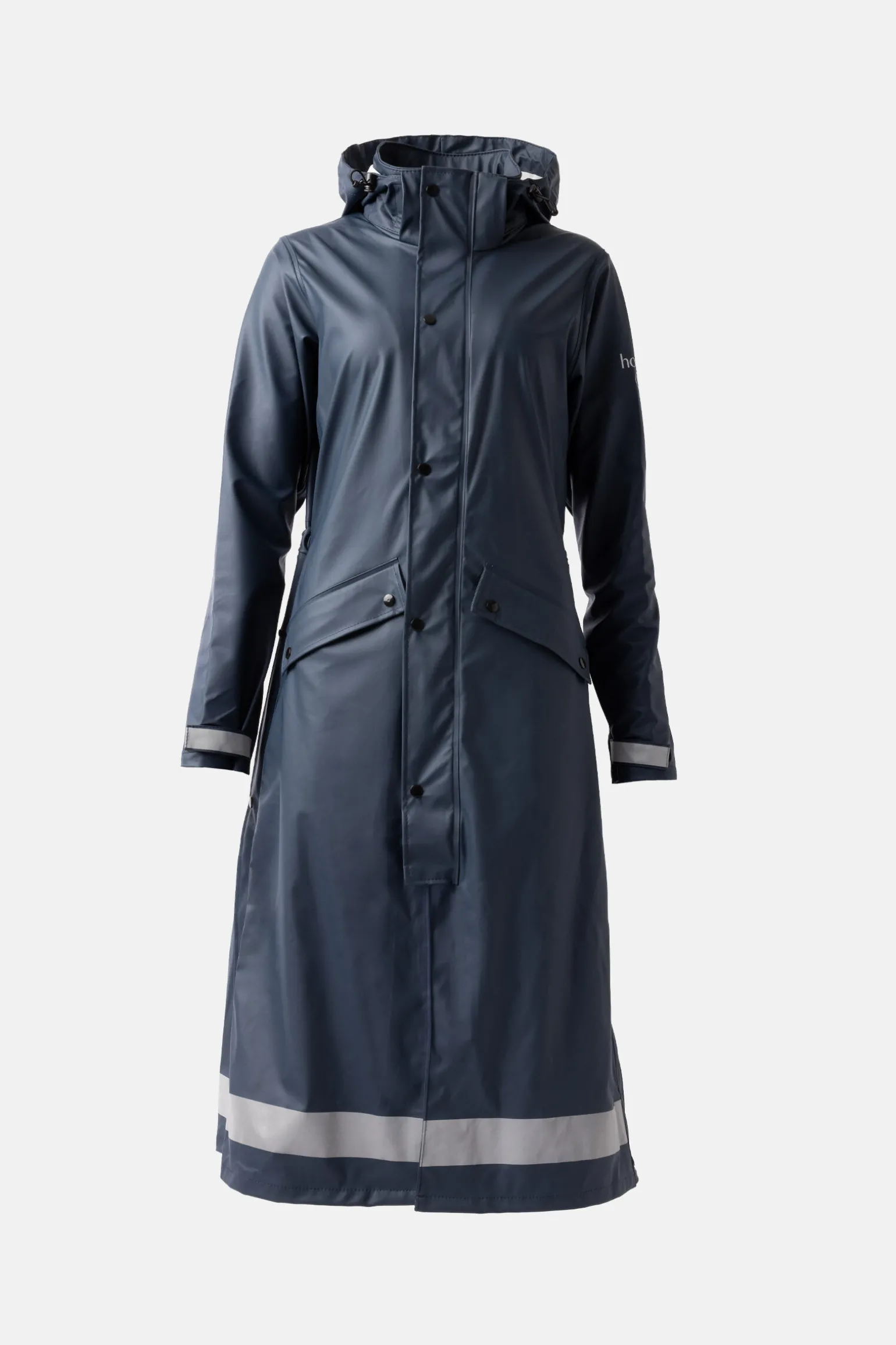 Horze Hazel lang regnjakke med splitt, dame