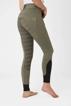 Horze helforsterkede ridebukser med beltehemper, dame