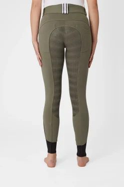 Horze helforsterkede ridebukser med beltehemper, dame