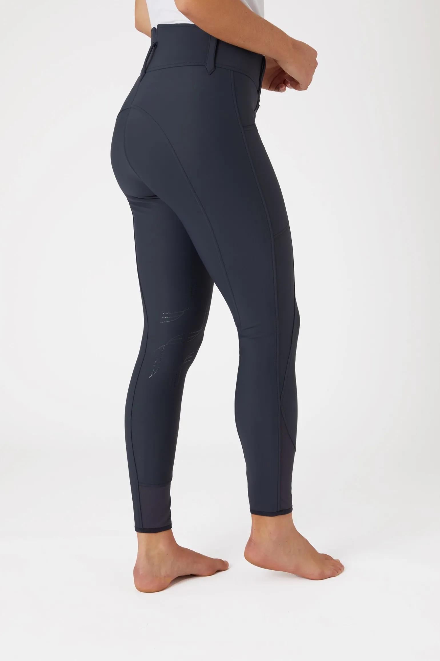 Horze Indira kneforsterkede ridebukser med høyt liv til dame