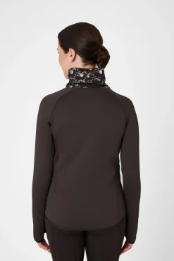 Horze Kaitlin funksjonell treningsskjorte med blomsterkrage, barn