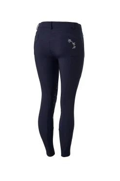 Horze Kaitlin kneforsterkede ridebukser med blomsterdetaljer, dame