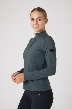 Horze Katya treningsskjorte med innside i fleece til dame