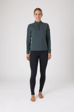 Horze Katya treningsskjorte med innside i fleece til dame