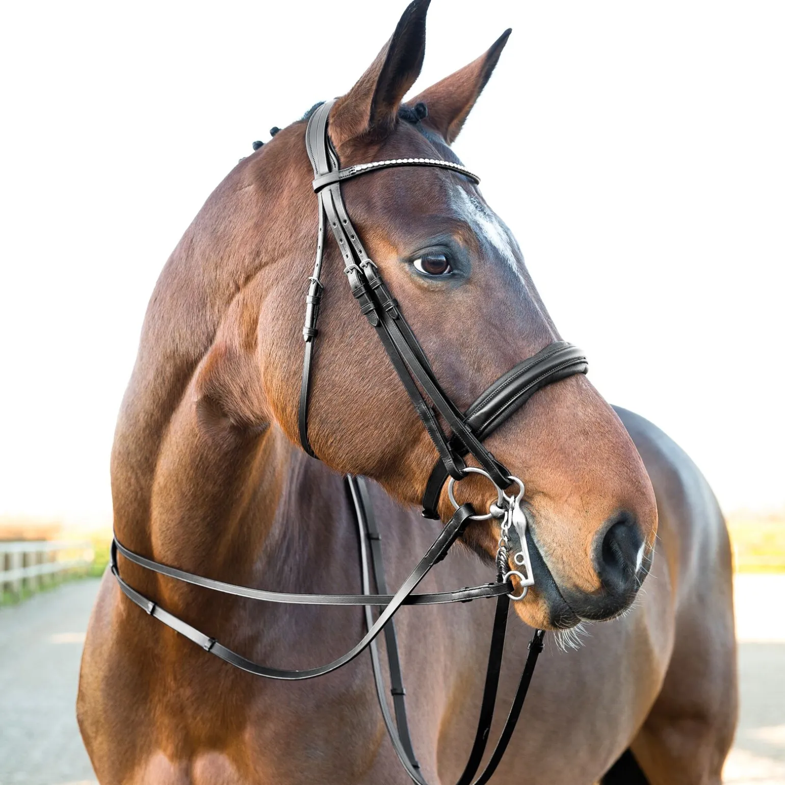 Horze Laelia tøyler med stoppere