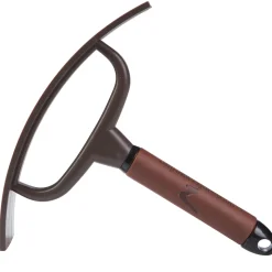 Horze Maddox svetteskrape med lærhåndtak