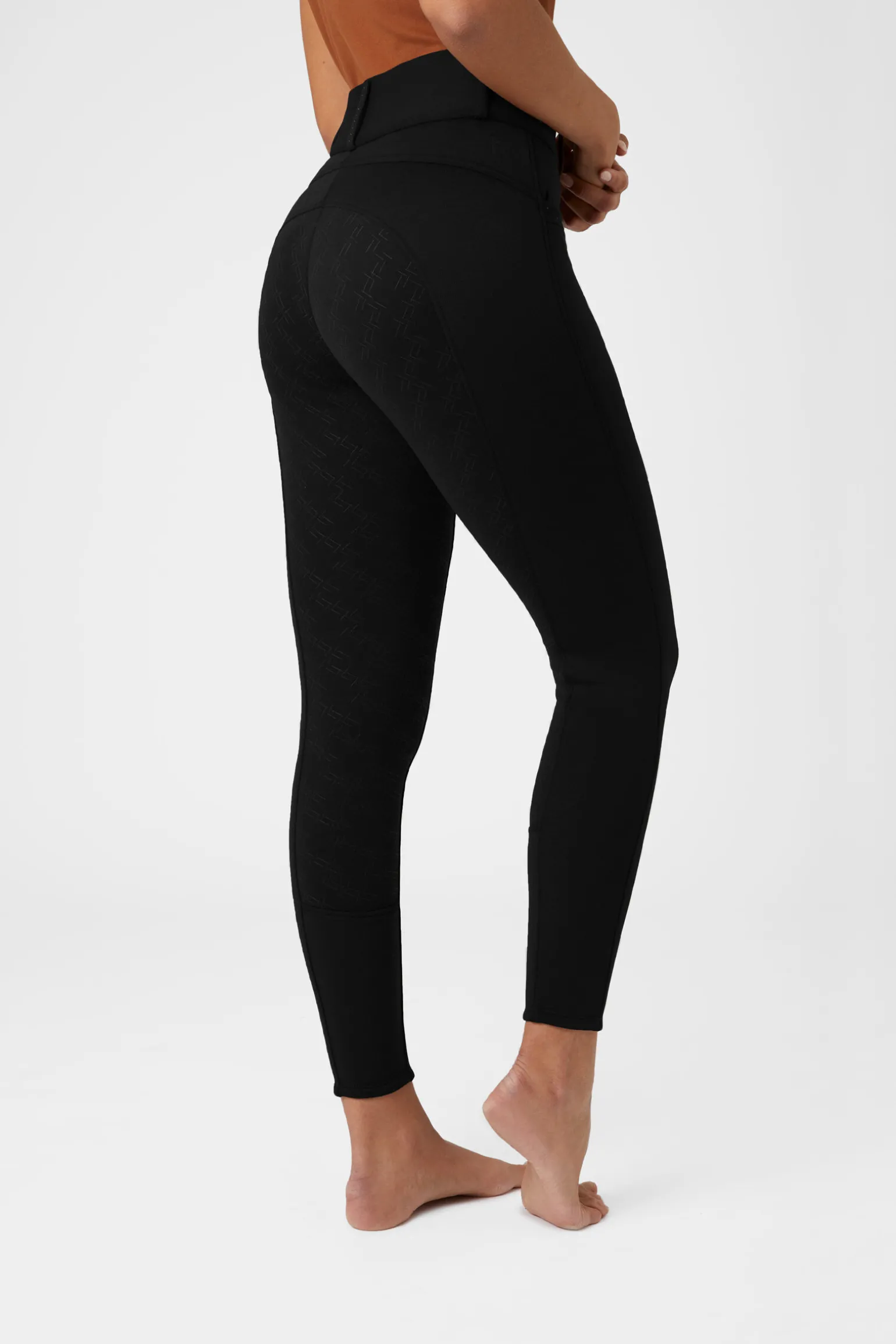 Horze Mia helforsterkede thermo ridebukser med silikon, dame