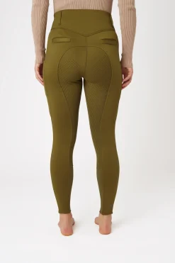 Horze Mira helforsterkede thermo-ridebukser til dame