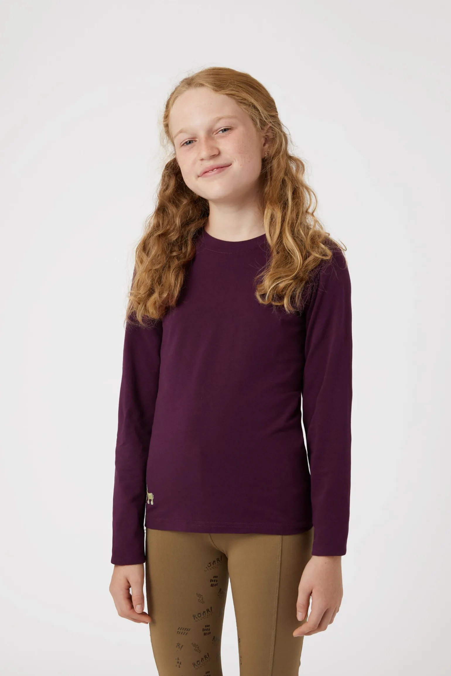 Horze Monster langermet skjorte til barn