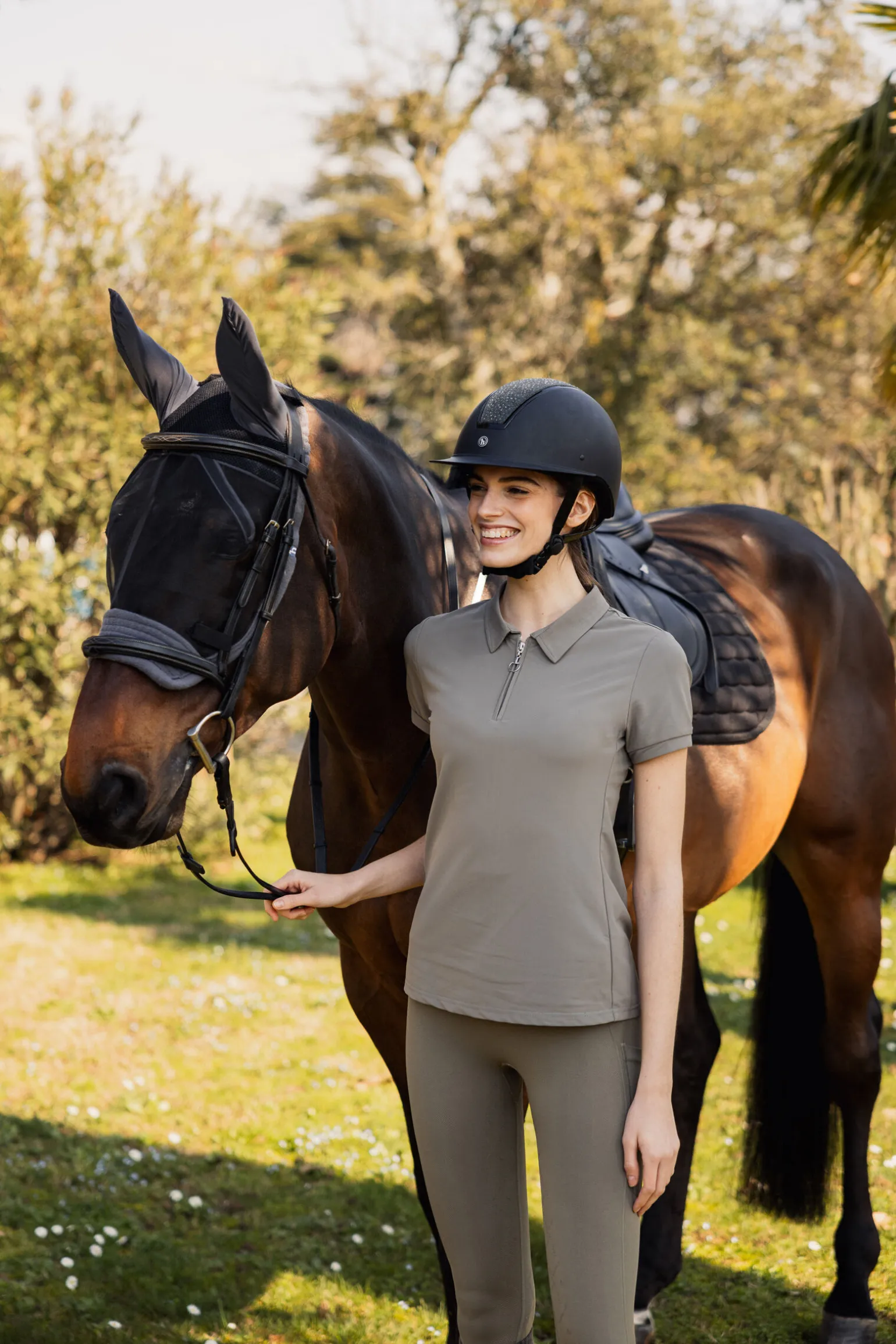 Horze Mountain fluemaske til ridning