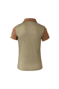 Horze Sagria treningsskjorte med gyllen rygg, dame