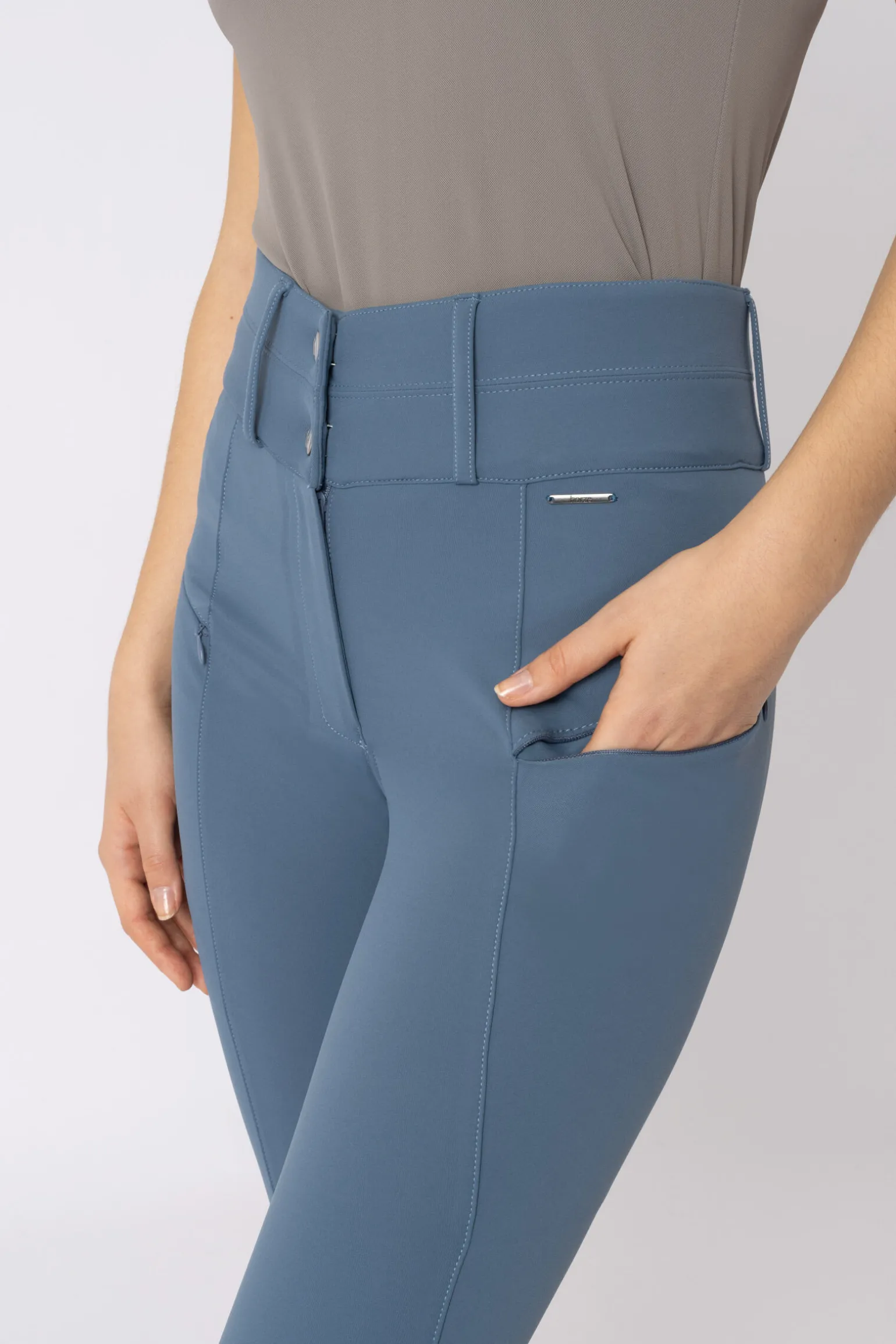 Horze Sophie kneforsterket ridebukse med høyt liv til dame