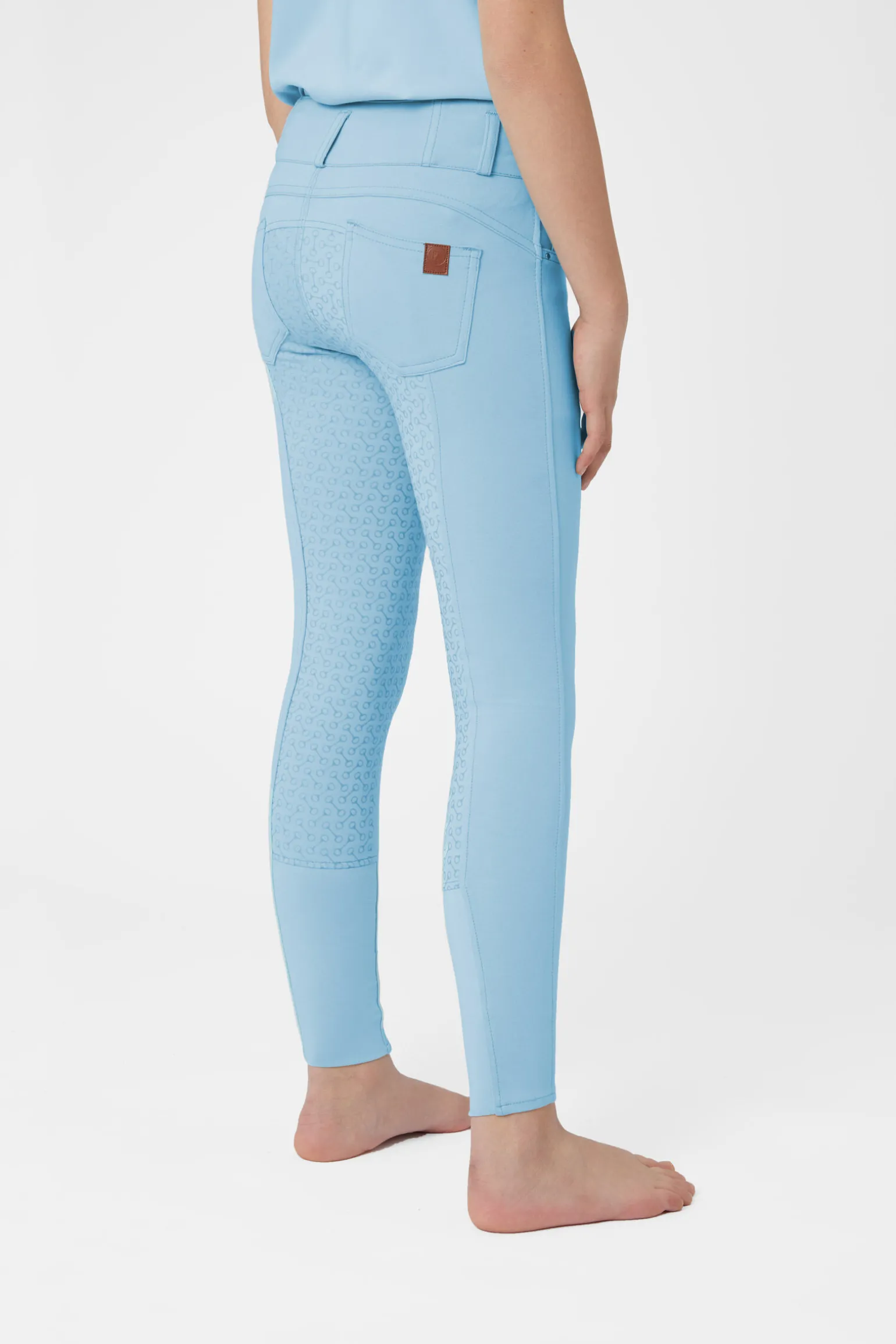 Horze Tara ridebukser med høyt liv, helforsterket, barn