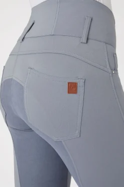 Horze Tara ridebukser med høyt liv, helforsterket med lær, dame