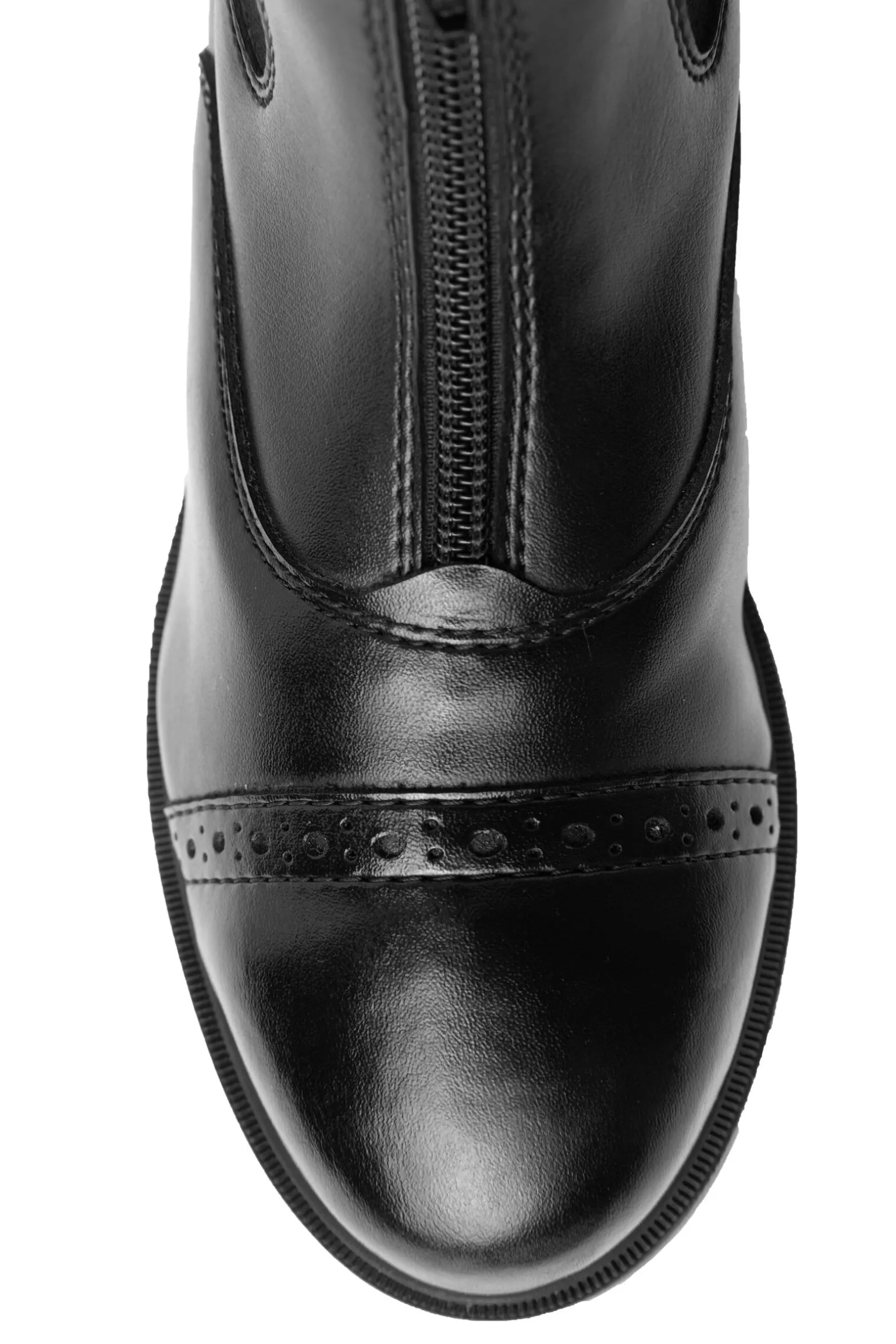 Horze Wexford jodhpur-vintersko med fuskepels og frontglidelås til barn