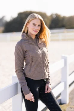 Horze Zoe lett vattert damejakke