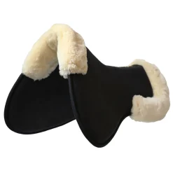 Kentucky Horsewear Absorb anatomisk halv-sjabrak med saueskinn