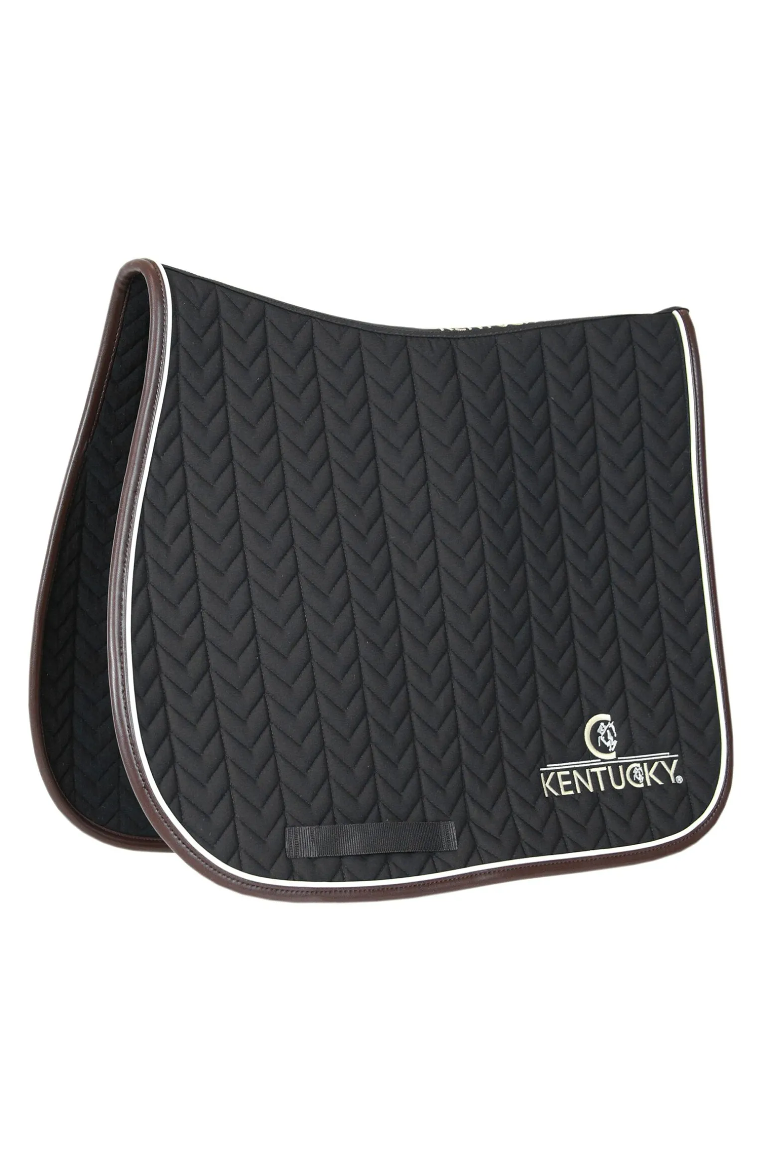 Kentucky Horsewear sprangsjabrak med lærkant, fiskebein