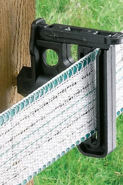 Kerbl Farm Patrol svart maxi isolater til strømbånd og tau, 25 stk