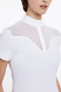 LeMieux Emily kortermet stevneskjorte for kvinner