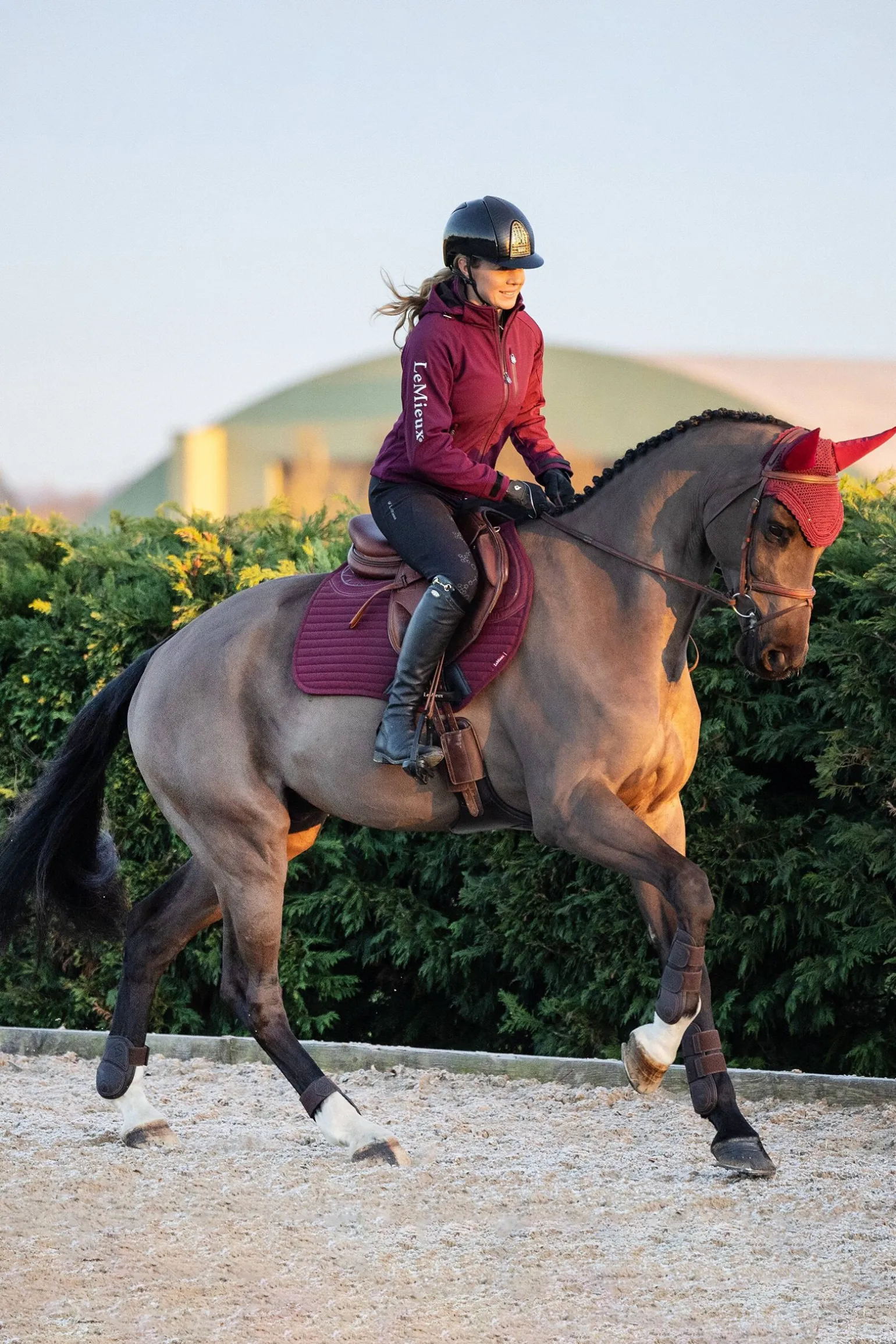 LeMieux Soft Shell Antiskli Euro Hoppesadelunderlag