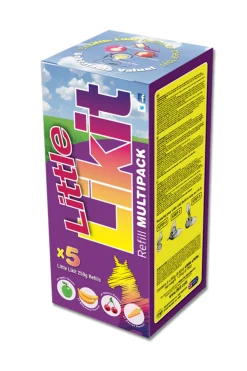 Likit 250 gram, multipakning, banan, gulrot, kirsebær, 2x eple