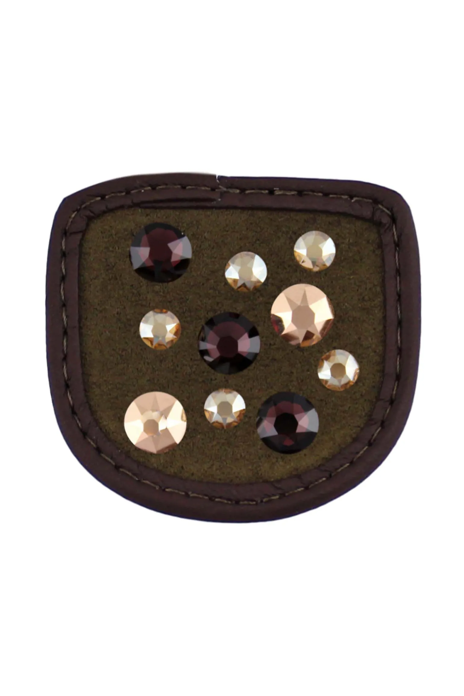 Magic Tack Crystal Merlot Gold dekorasjon til ridehansker