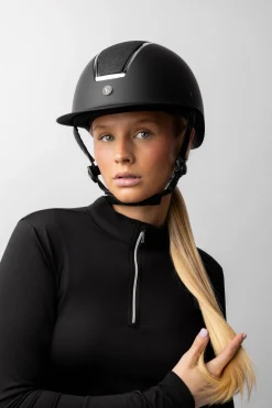 Monarch metallisk II glitterhjelm